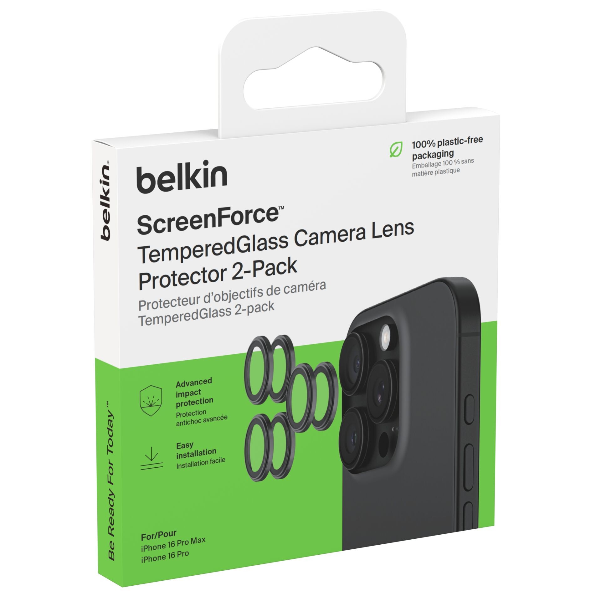 Belkin ScreenForce Camera lens protector Apple 3 pc(s) - Belkin
