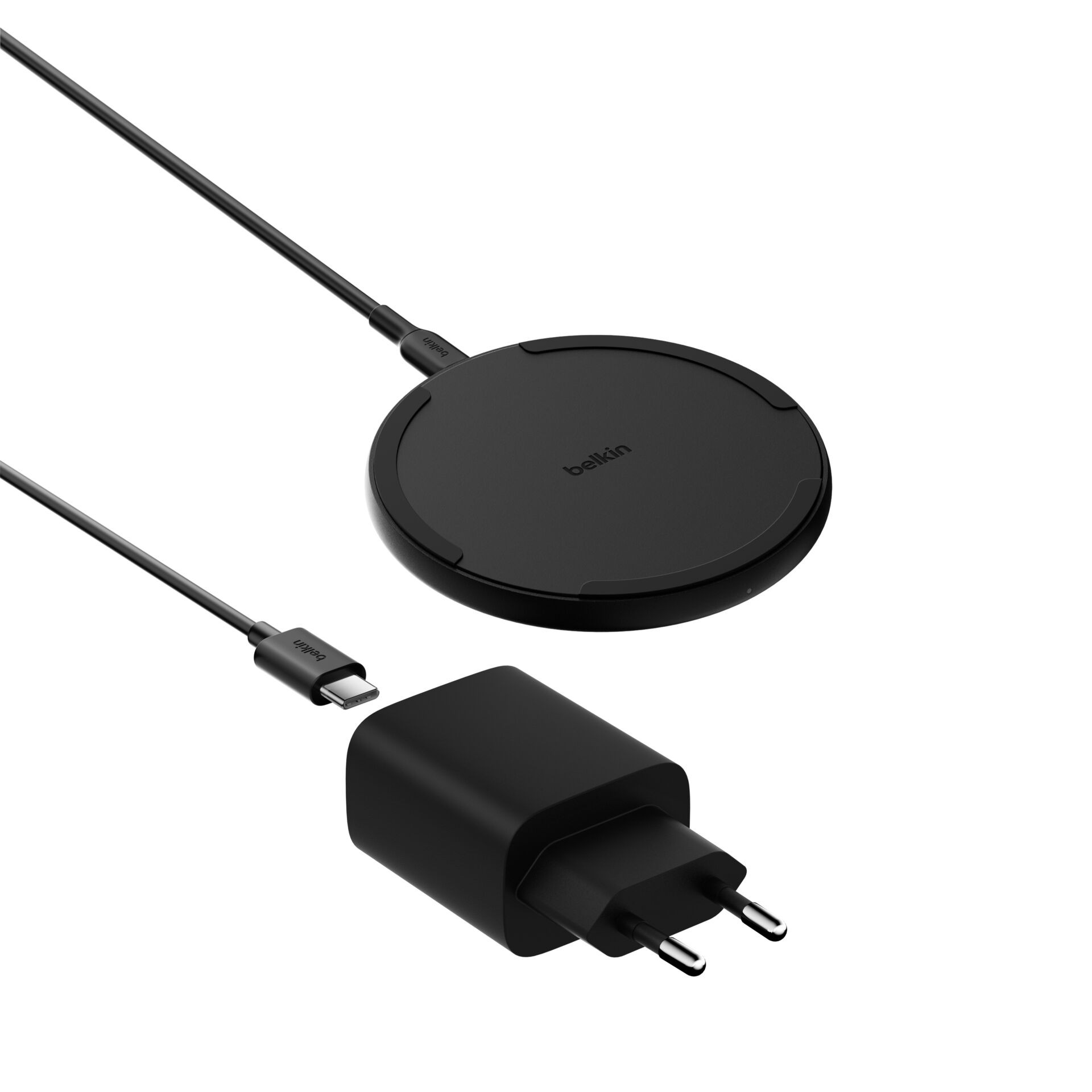 Belkin WIA012kqBK Smartphone Black AC Wireless charging Fast charging