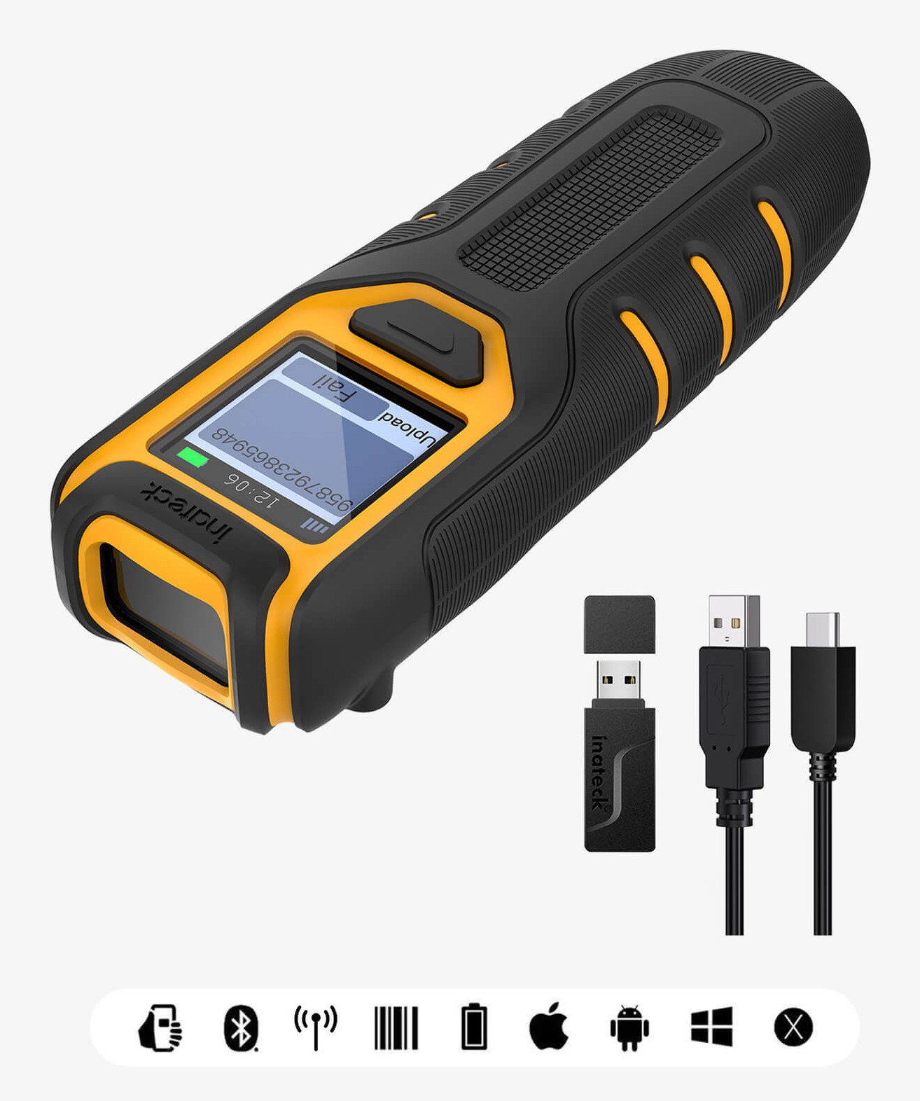 Inateck BCST-47_BLACK scanner Pen scanner Multicolour - Inateck BCST-