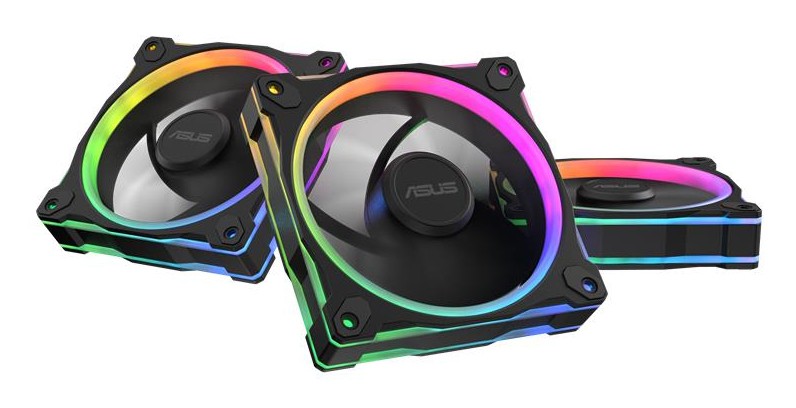 120mm ASUS PRIME MR120 ARGB Reverse Triple Pack Gehäuselüfter