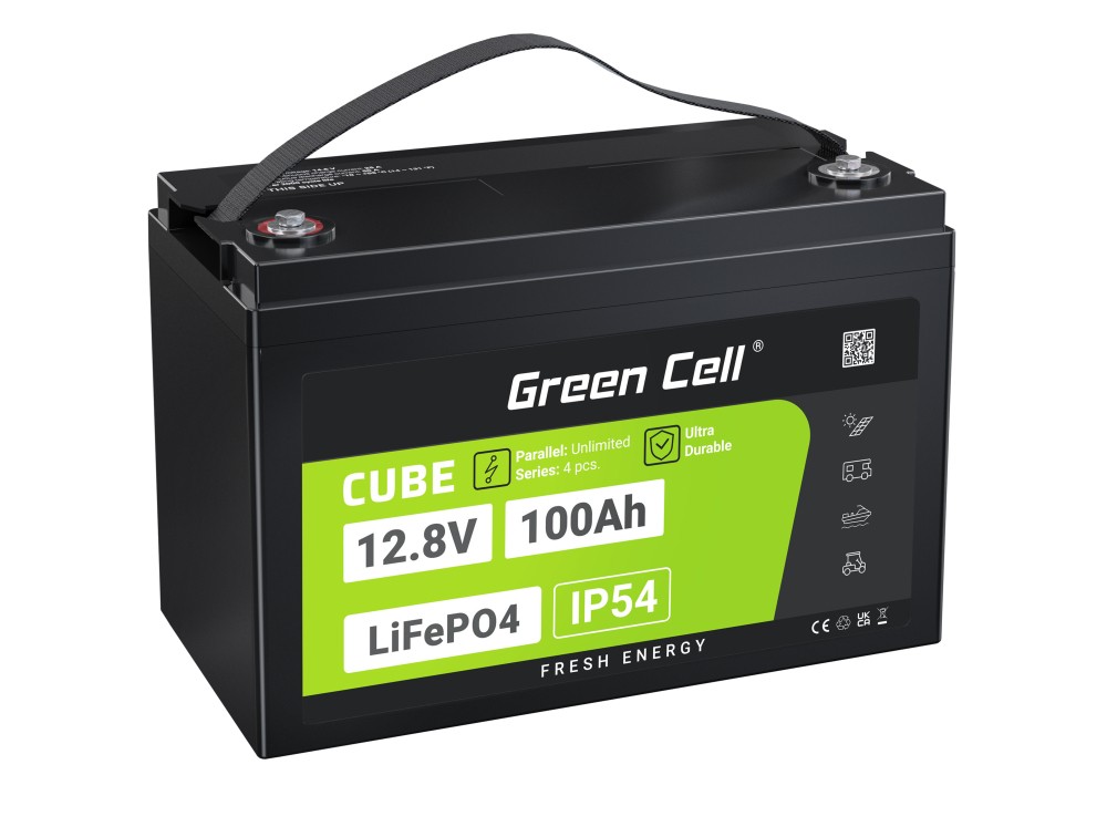 Green Cell LFPGC12V100AH batería para sistema ups Fosfato de hierro-