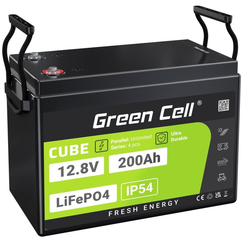 Green Cell CUBE LiFePO4 Spezial-Akku LiFePo-Block Schraubkontakt Li-