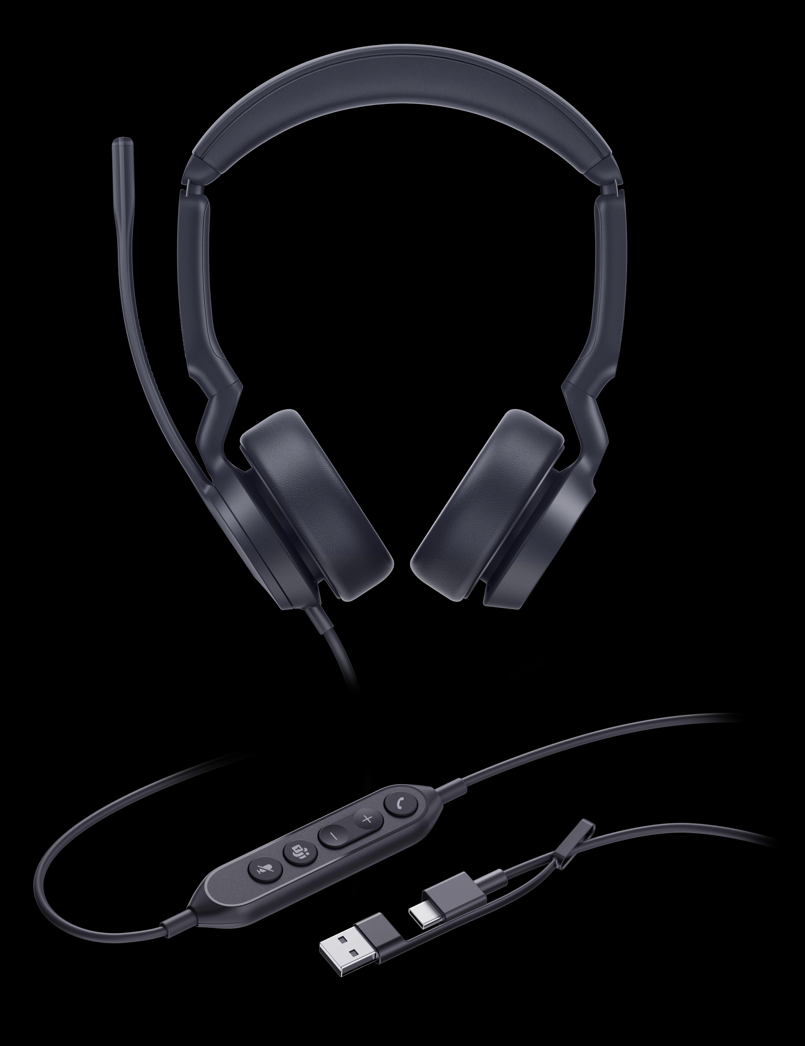 Yealink Headset UH44 Dual Teams USB-C/A