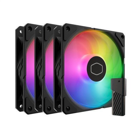 Cooler Master SickleFlow Edge 120 ARGB 3-Pack Fan Kit Case per