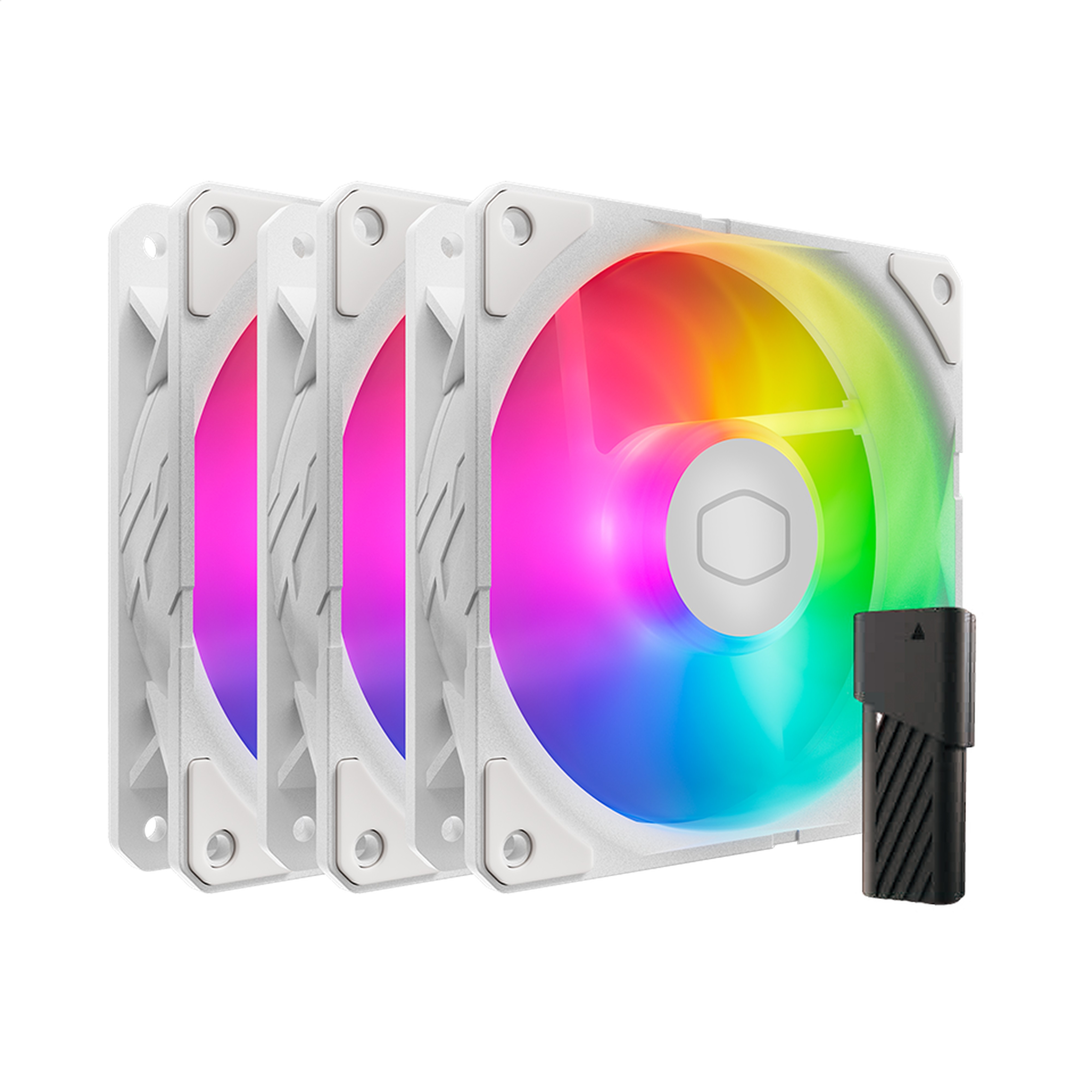 Cooler Master SickleFlow Edge 120 ARGB 3-pack Fan Kit White Edition -