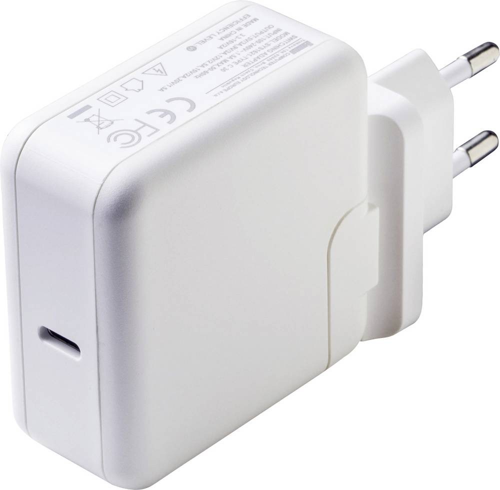 Dehner Elektronik Reiseladeadapter 60W 1x USB-C USB PD, USB PD 3.0,
