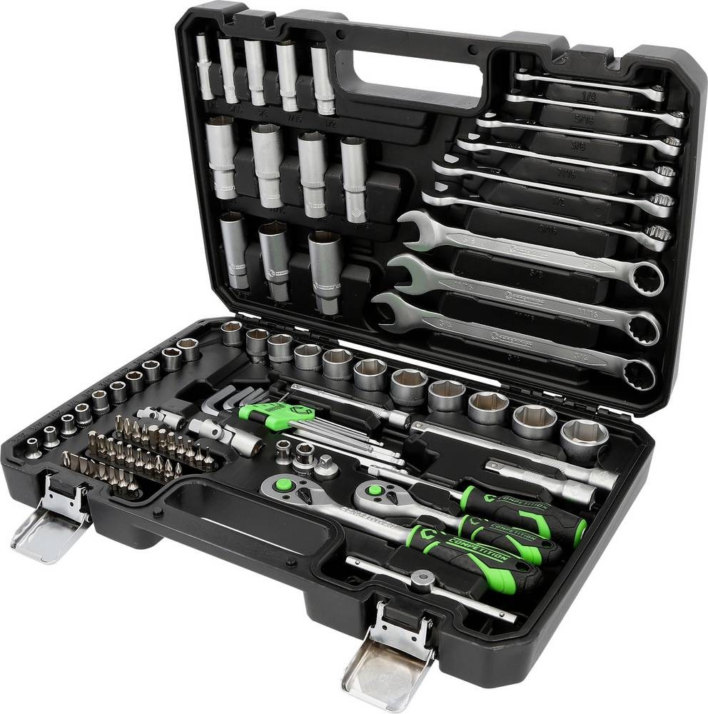 KS Tools 512.0092 COMPETITION 1/4\ + 3/8\ Steckschlüssel -Satz