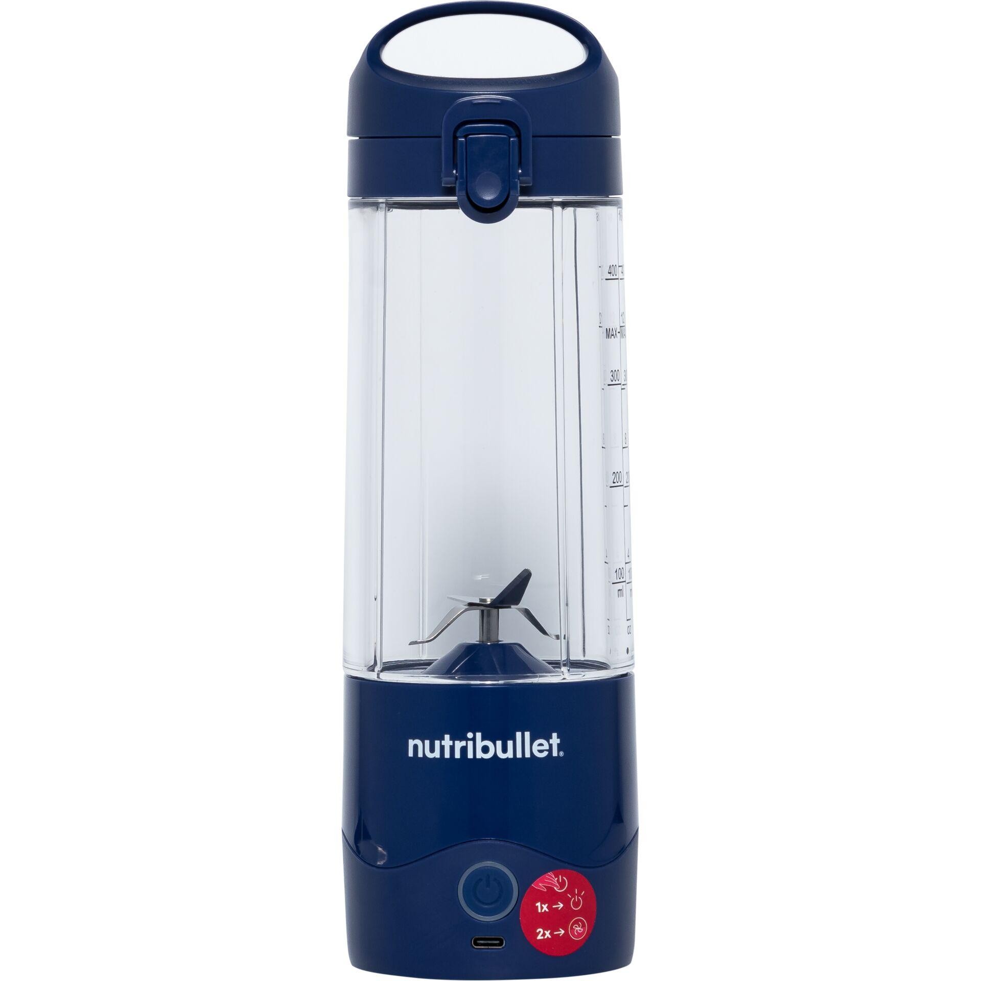 nutribullet NBP003NBL tragbarer Standmixer, Eurostecker - navy blau