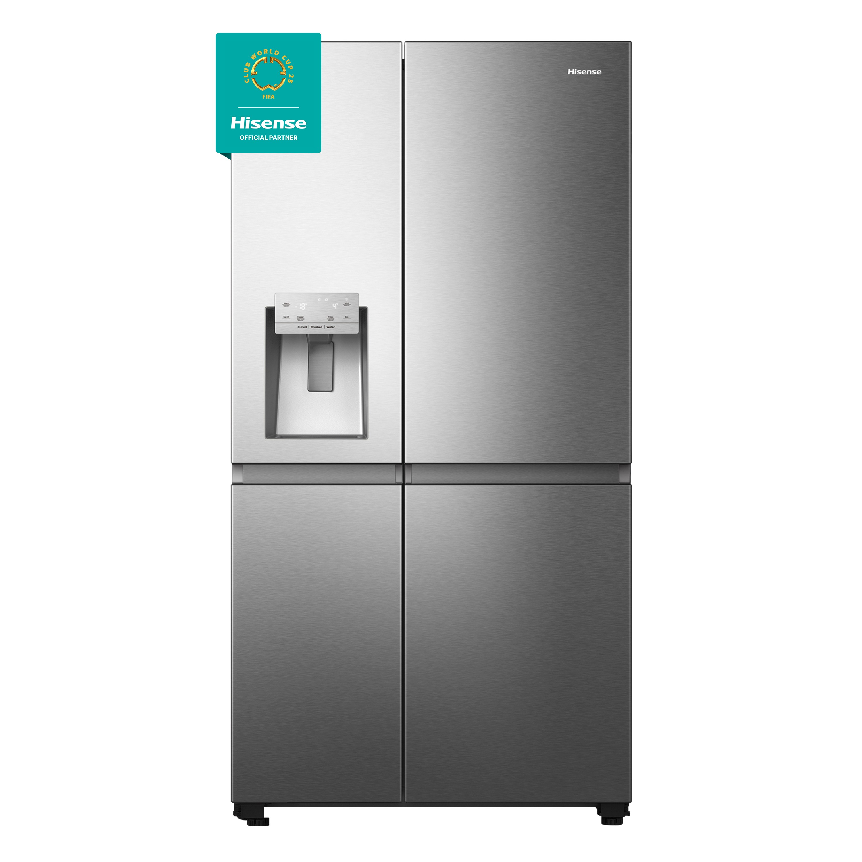 Hisense RS818N4TIC nevera puerta lado a lado Independiente 632 L Gris,