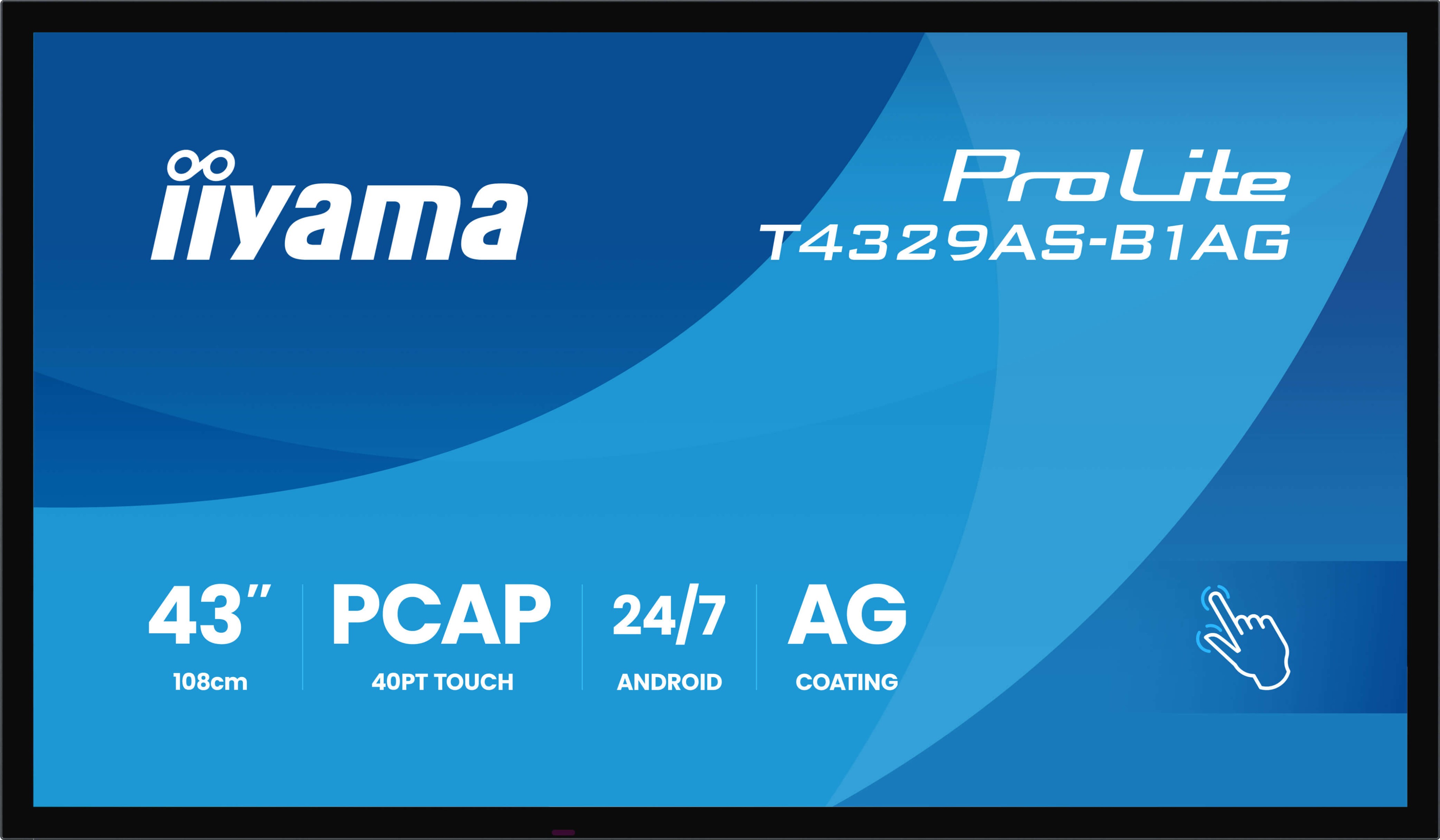 iiyama T4329AS-B1AG pantalla para PC 108 cm (42.5") 3840 x 2160