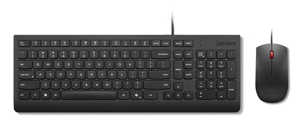 Lenovo 4X31R64414 Kabelgebunden Tastatur, Maus-Set Deutsch, QWERTZ