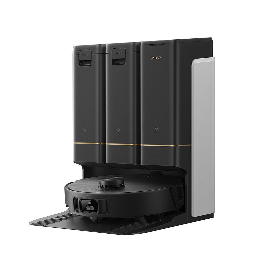 MOVA Z50 Ultra 0.3 L Black - MOVA Z50 Ultra, Bagless, Black, Round,