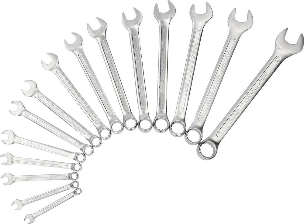 KS Tools 512.0215 512.0215 COMPETITION Ringmaulschlüssel-Satz Ring-
