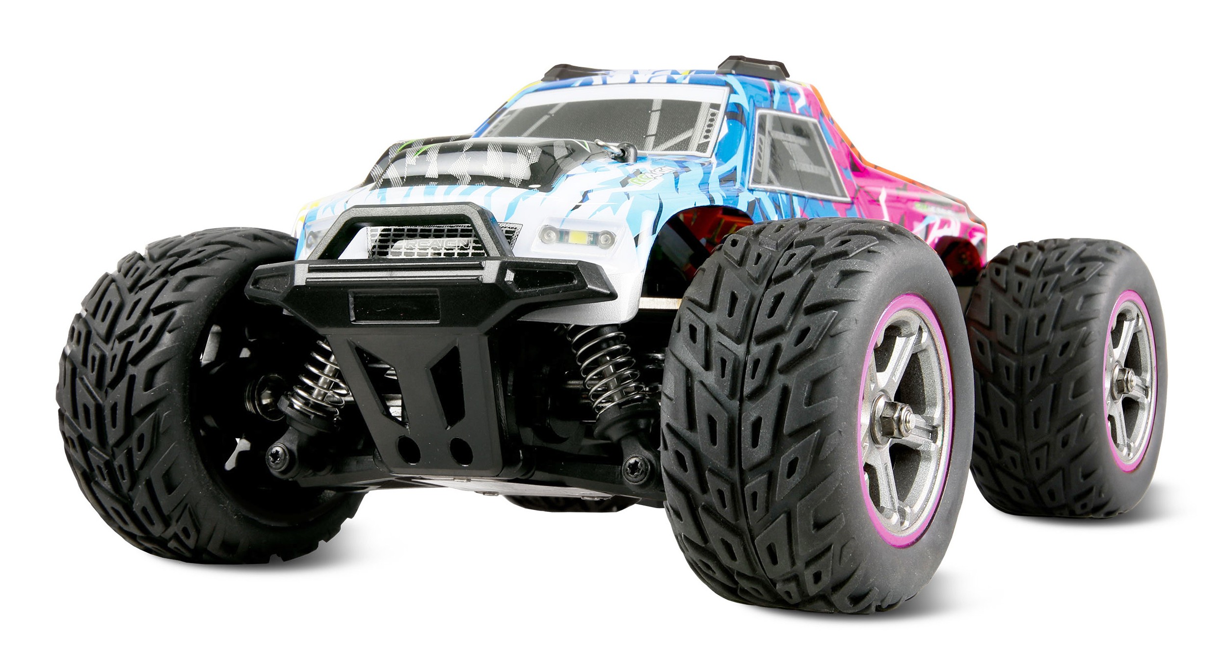 Amewi MAX20 blau-pink Blau, Pink Brushed 1:20 RC Einsteiger