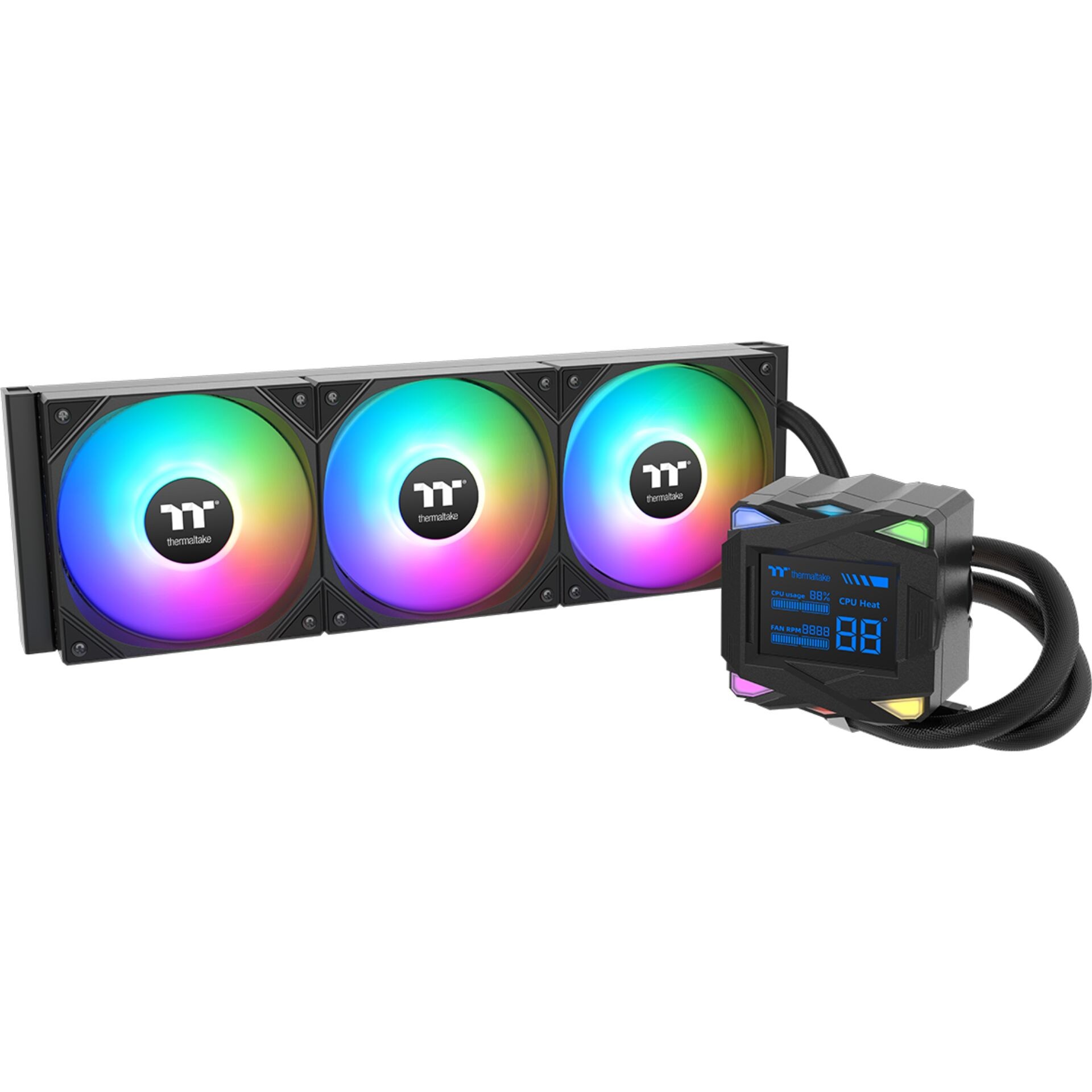 Thermaltake LA360-S ARGB Motherboard Liquid cooling kit 12 cm Black 1