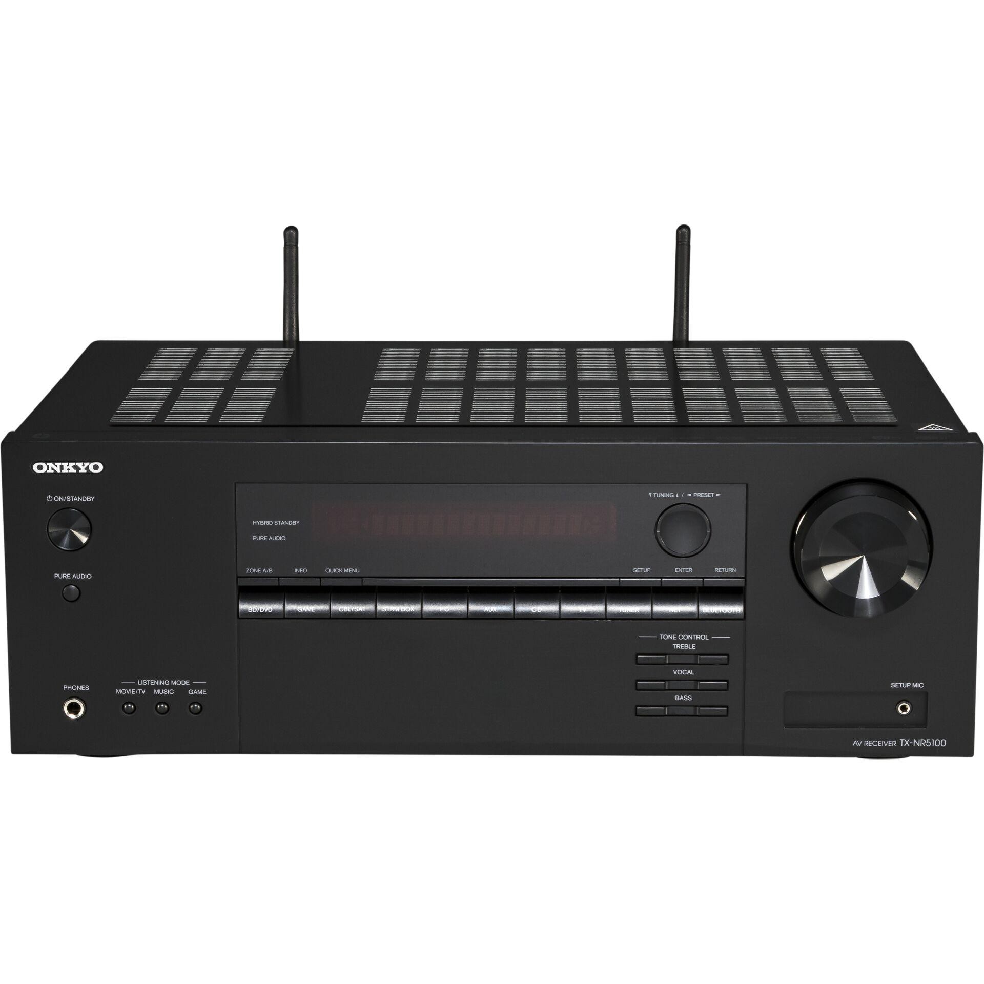 ONKYO TX-NR5100 7.2 channels Surround 3D Black - ONKYO TX-NR5100, 7.2