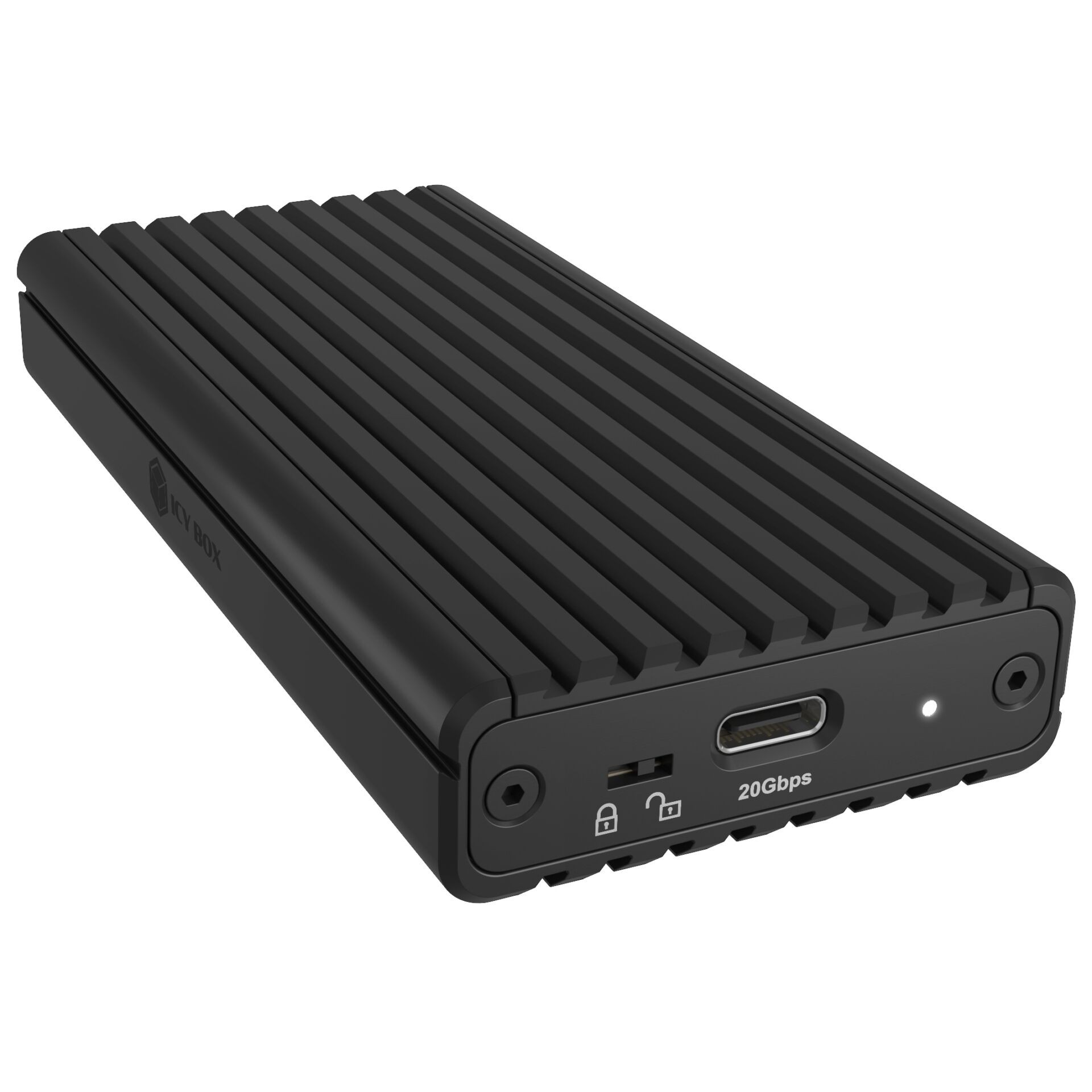 ICY BOX IB-1917M-C32a Box esterno SSD Nero M.2 - ICY BOX IB-1917M-