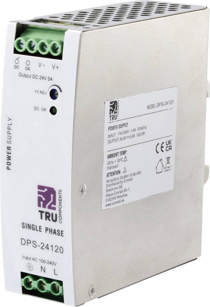 TRU COMPONENTS TC-10580796 Hutschienen-home charger (DIN-Rail) 24 V/