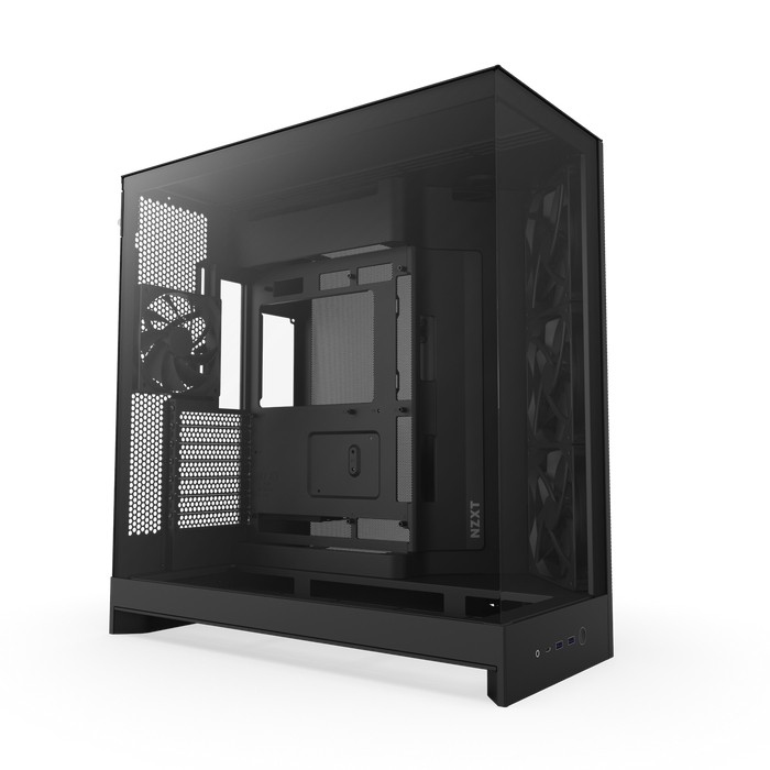 NZXT H9 Flow Midi Tower Black - NZXT H9 Flow, Midi Tower, PC, Black,
