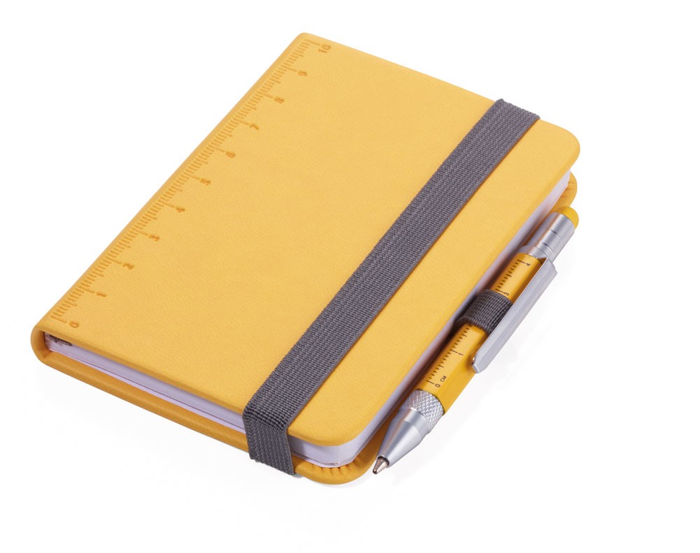 TROIKA NPP25/YE writing notebook A7 128 sheets Yellow - TROIKA NPP25/