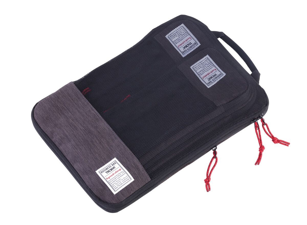 TROIKA BUSINESS PACKING CUBES organizador personal Negro, Gris -