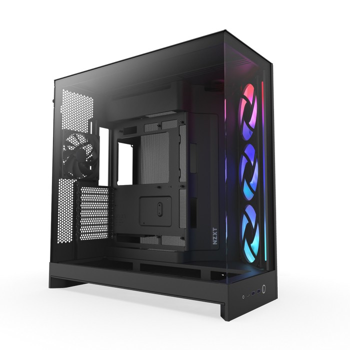 NZXT H9 Flow RGB Midi Tower Negro - NZXT H9 Flow RGB, Midi Tower, PC,