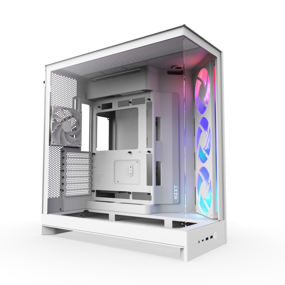 NZXT H9 FLOW RGB (2025) weiß | PC-Gehäuse