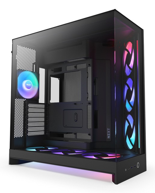 NZXT H9 FLOW RGB+ (2025) All Black MidiTower CM-H92FB-P1