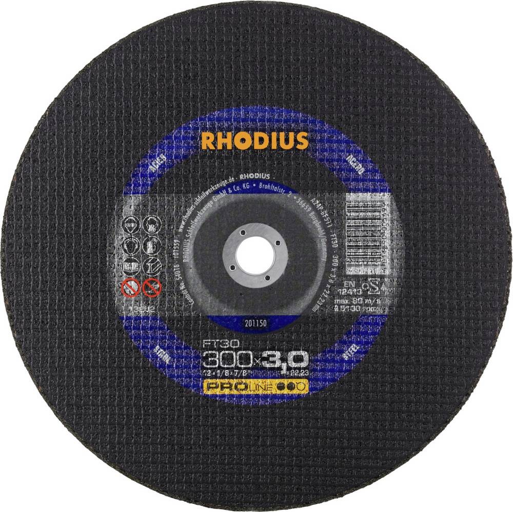 Rhodius FT30 201150 Trennscheiben-Set 25 St. Stahl