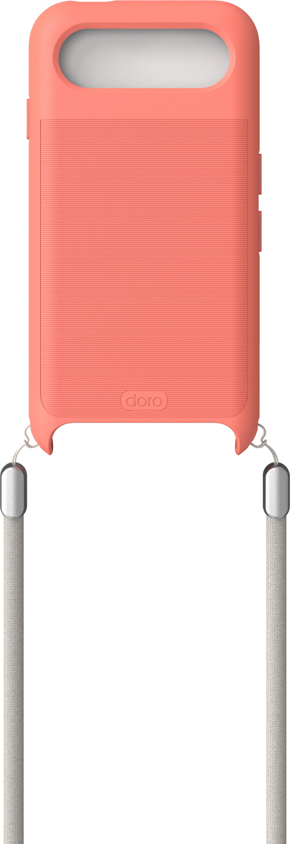 Doro Aurora A21 TPU case/strap coral - Doro Aurora A21 TPU case/strap