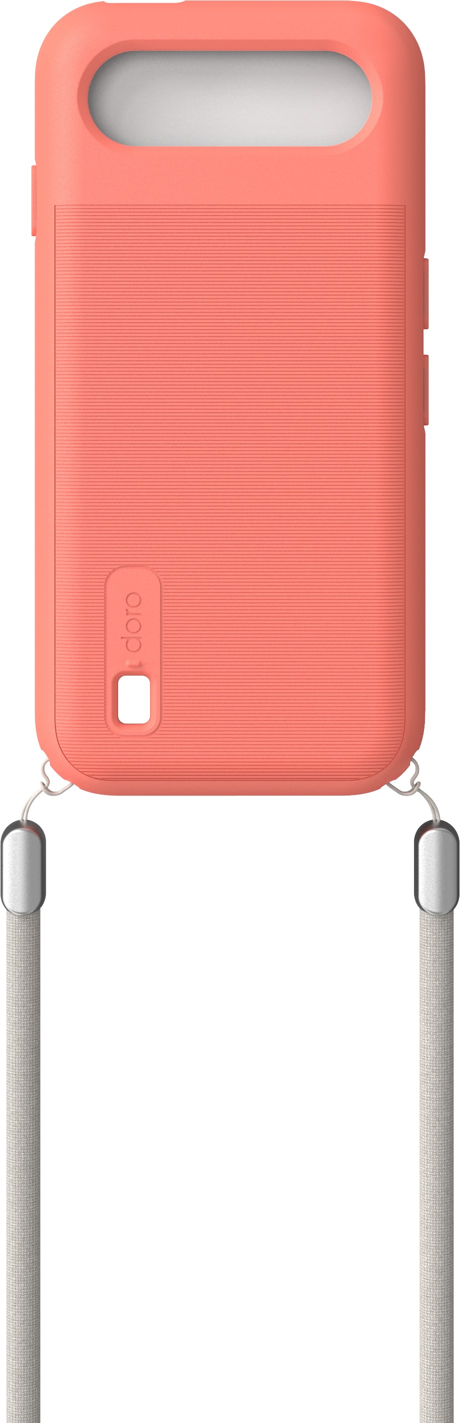 Doro Aurora A11 TPU case/strap coral - Doro Aurora A11 TPU case/strap