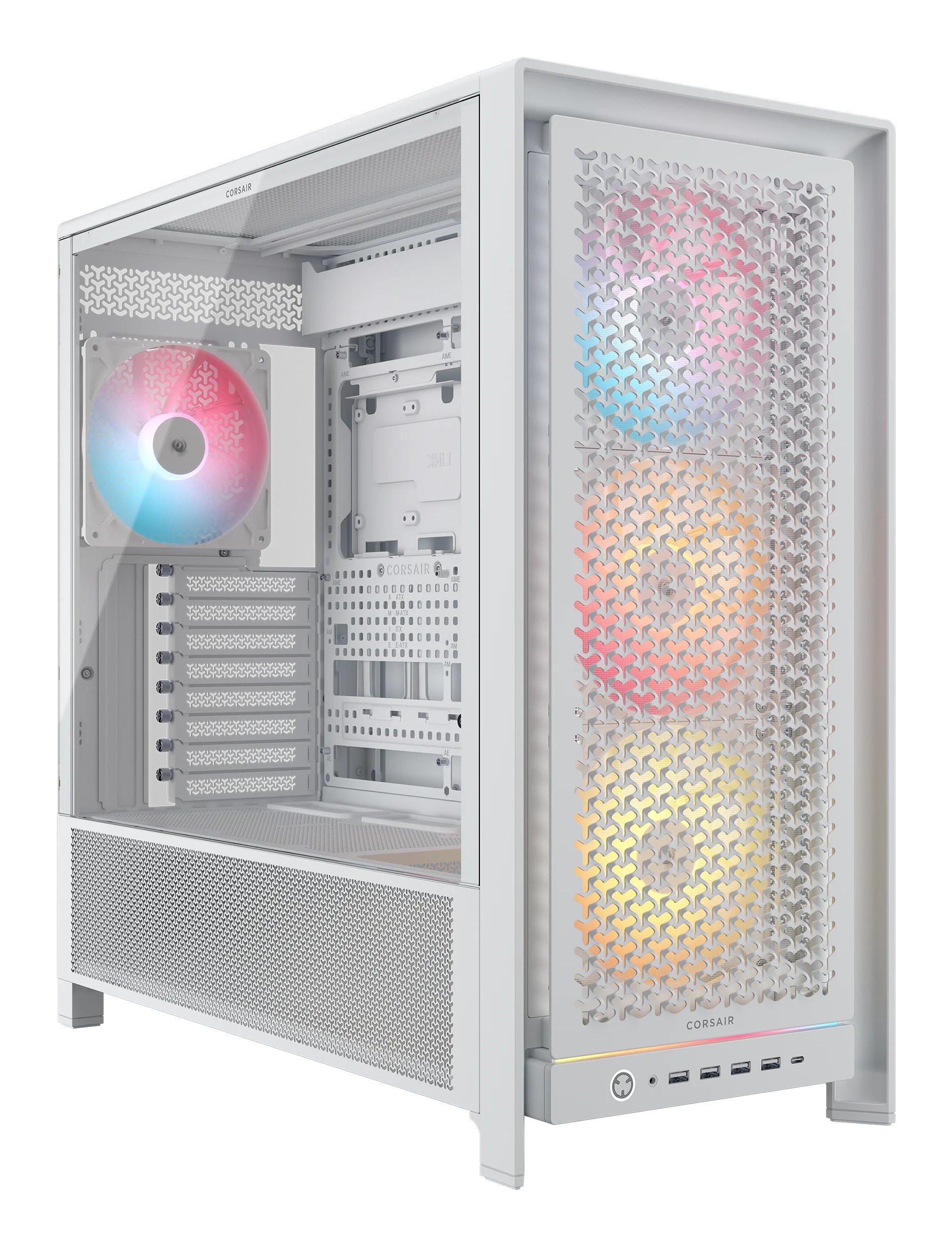 Corsair FRAME 5000D RS ARGB Midi Tower Blanco - Corsair FRAME 5000D