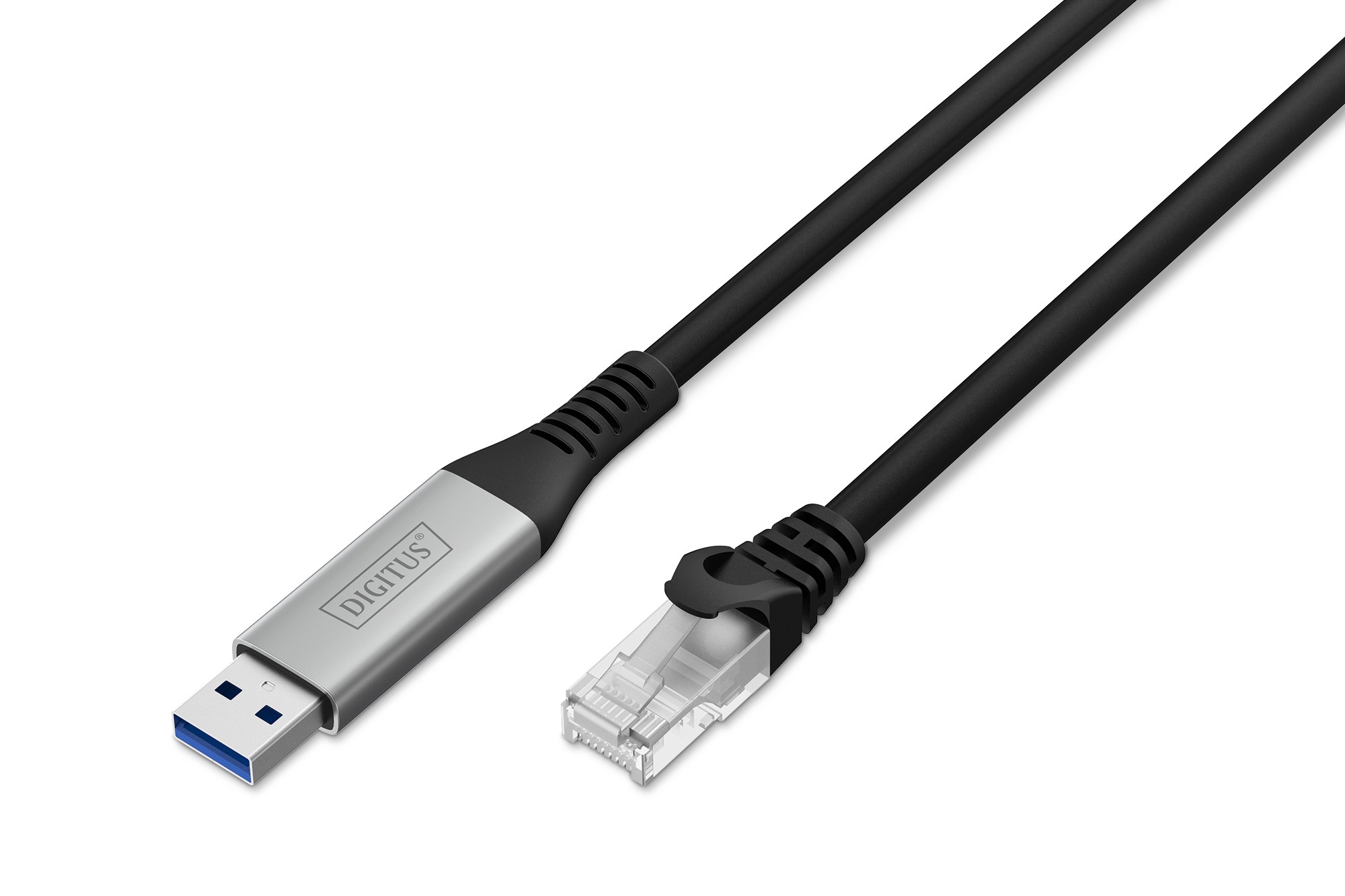 Digitus USB-A - RJ45 Ethernet cable, 1Gbit/s, 15m - Digitus USB-A -
