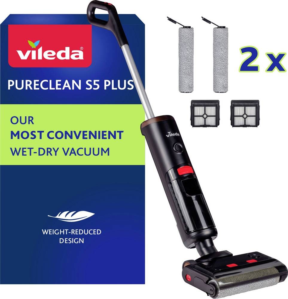 Vileda PureClean S5 Plus 178236 Nass-/Trockensauger