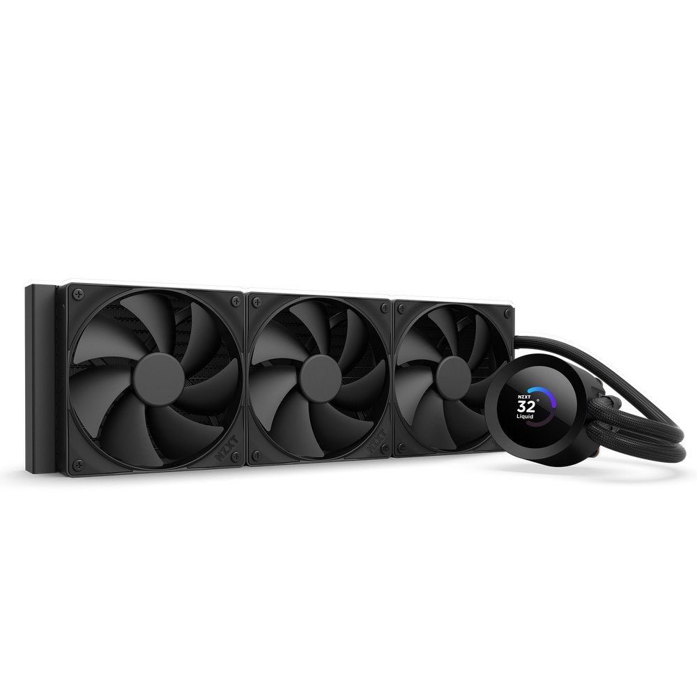 NZXT Kraken Plus 360 Processor All-in-one liquid cooler 12 cm Black -