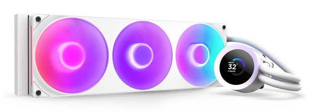 NZXT Kraken Plus 360 RGB Processor All-in-one liquid cooler White 1