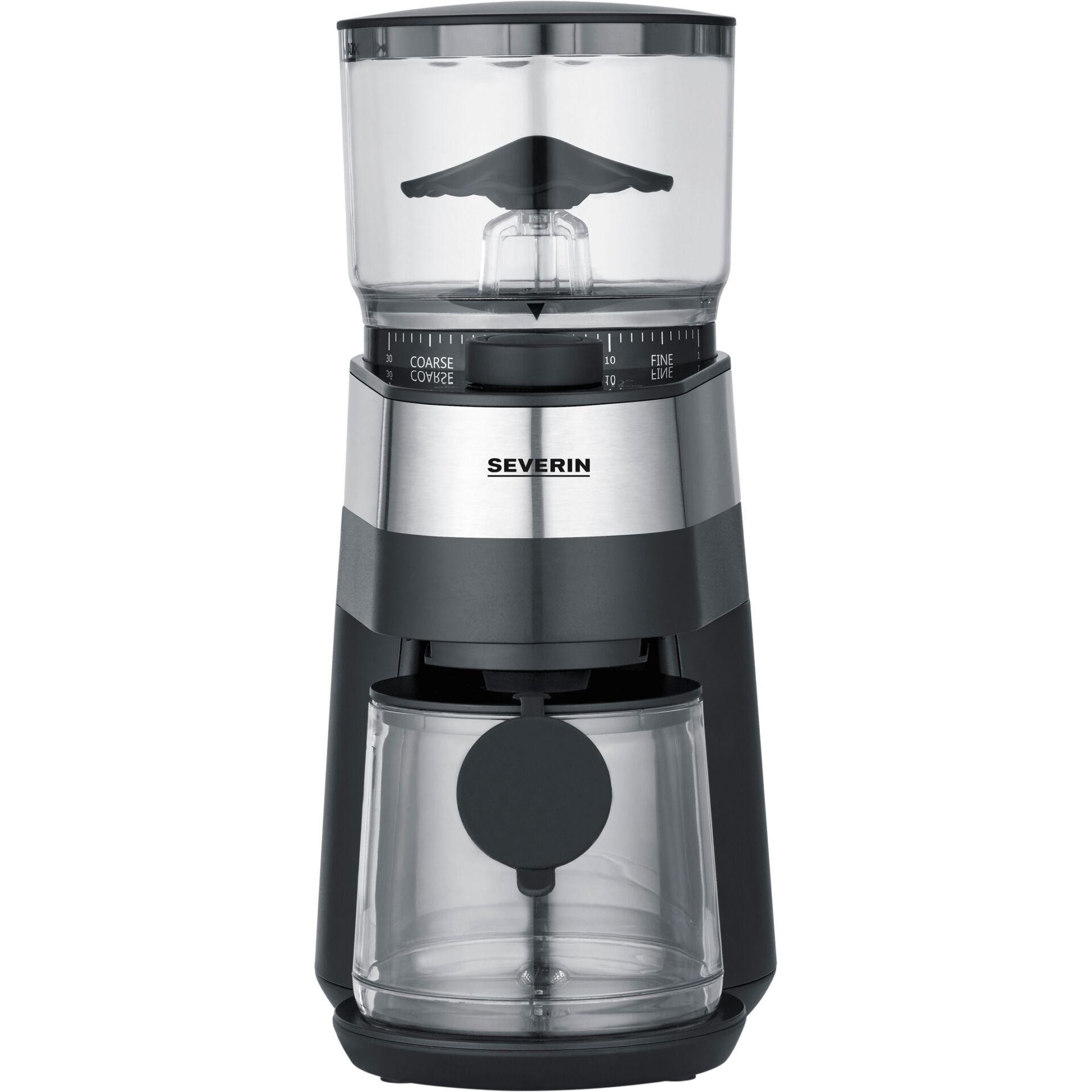 Severin KM 3880 coffee grinder 140 W Black, Stainless steel - Severin