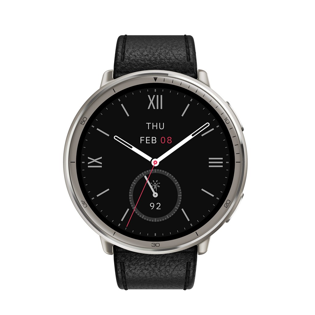 Amazfit Active 2 NFC Round Premium Smartwatch Schwarz