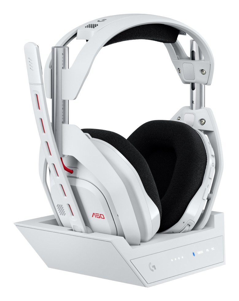 Logitech A50 LIGHTSPEED WRLS G HEADSET WITH BASE STATION-WHITE-EMEA28-