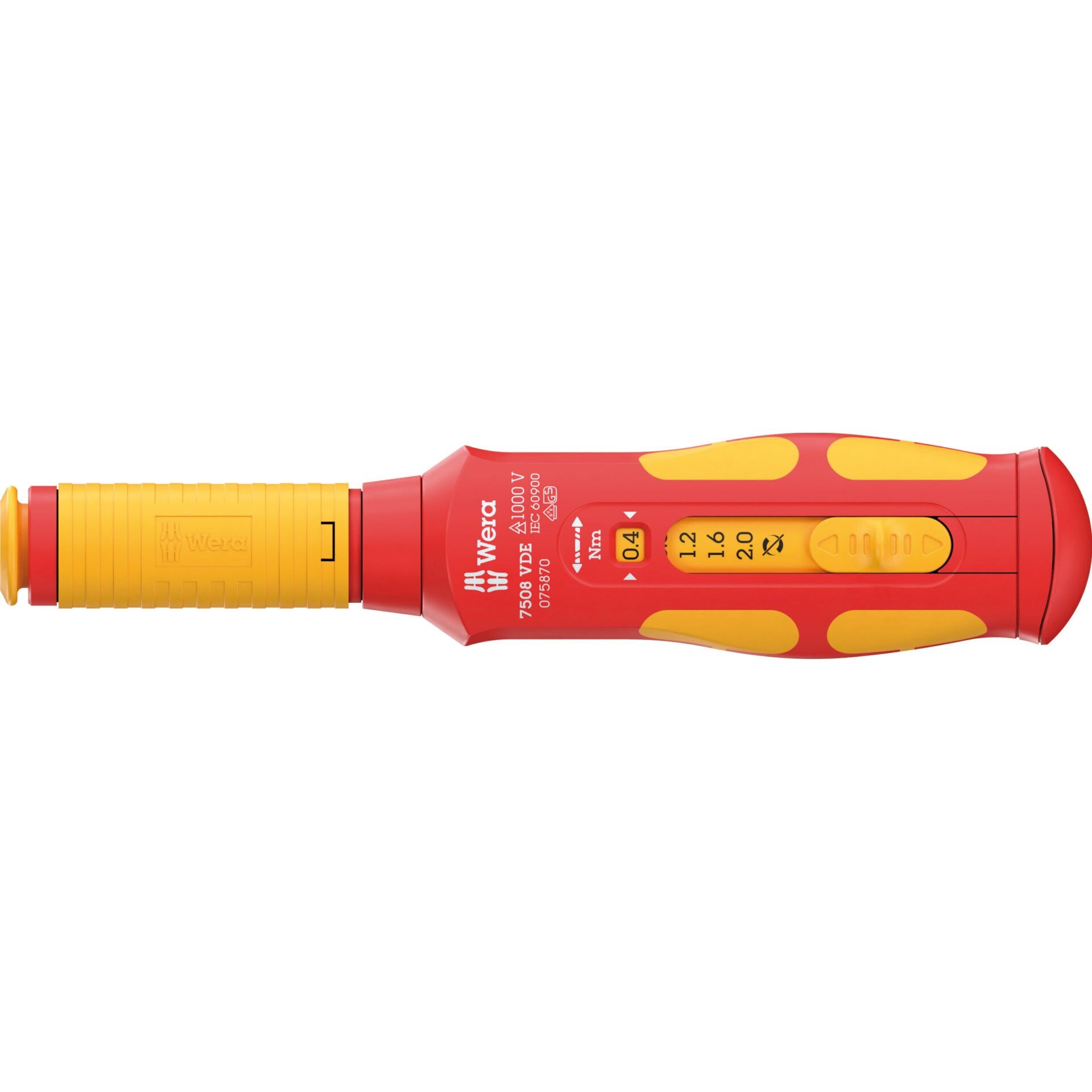 Wera 7508 VDE VDE Drehmoment-Schraubendreher 1 pezzo 0.4 - 2 Nm