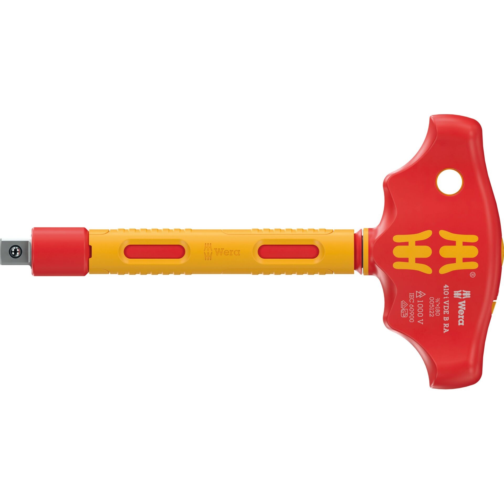 Wera 410 i VDE B RA VDE Vierkant-Schraubendreher Klingenlänge: 130mm