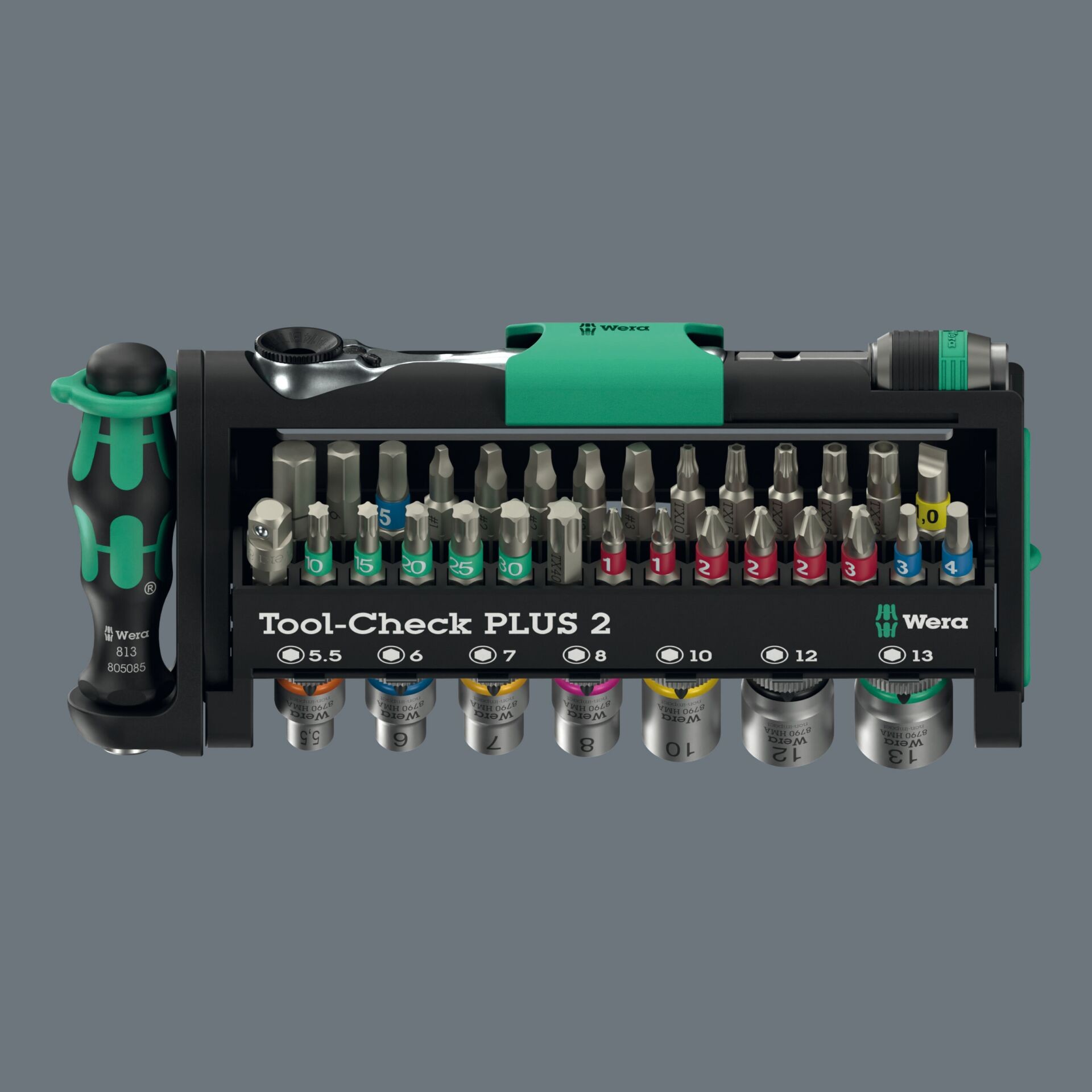 Wera Tool-Check PLUS 2 05049056001 Bit-Set 39teilig Kreuzschlitz