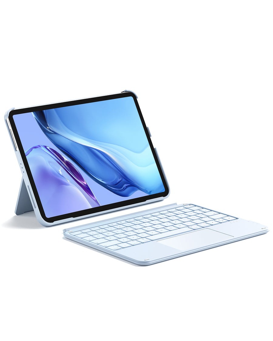 inateck Keyboard QWERTZ iPad Air 4/5Gen Com. blue
