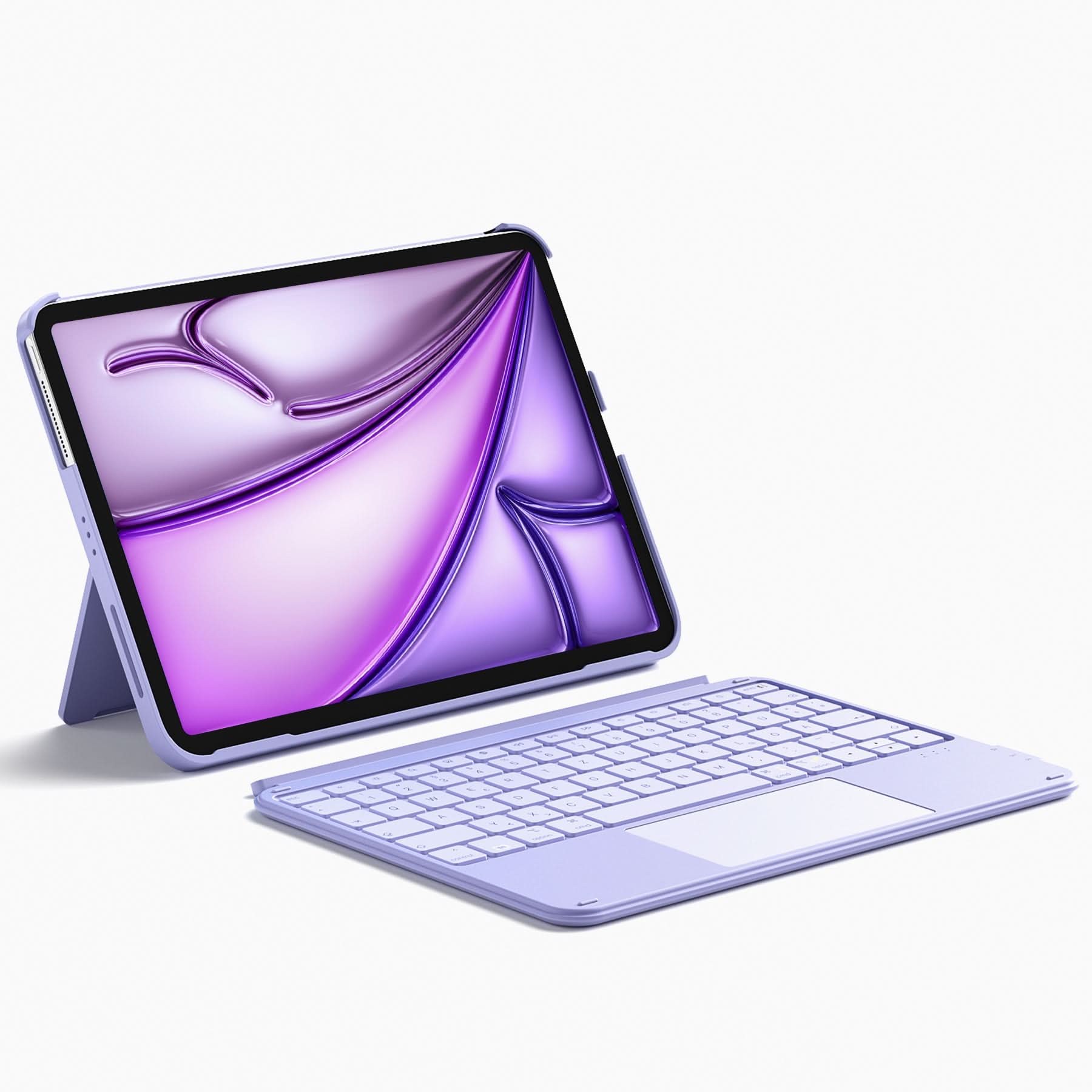 Inateck Ultraleichte Tastaturhülle, lila für iPad 11" (A16 2025),