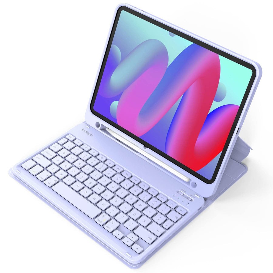 inateck Keyboard iPad 11" iPad Air 4/5Gen Com. QWERTZ purple