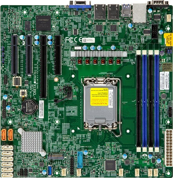 Supermicro X13SCL-F-B Bulk Intel C262 LGA 1700 micro ATX - Supermicro
