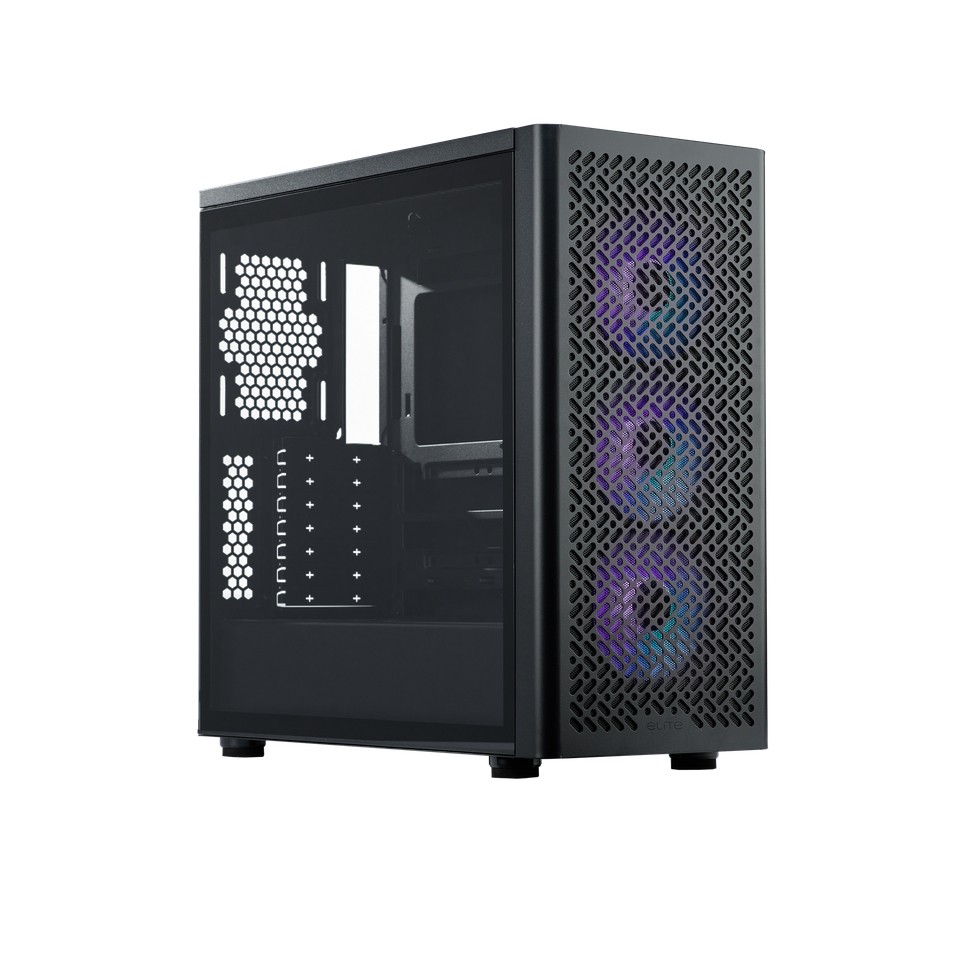 Cooler Master Elite 502 Midi Tower Black - Cooler Master Elite 502,