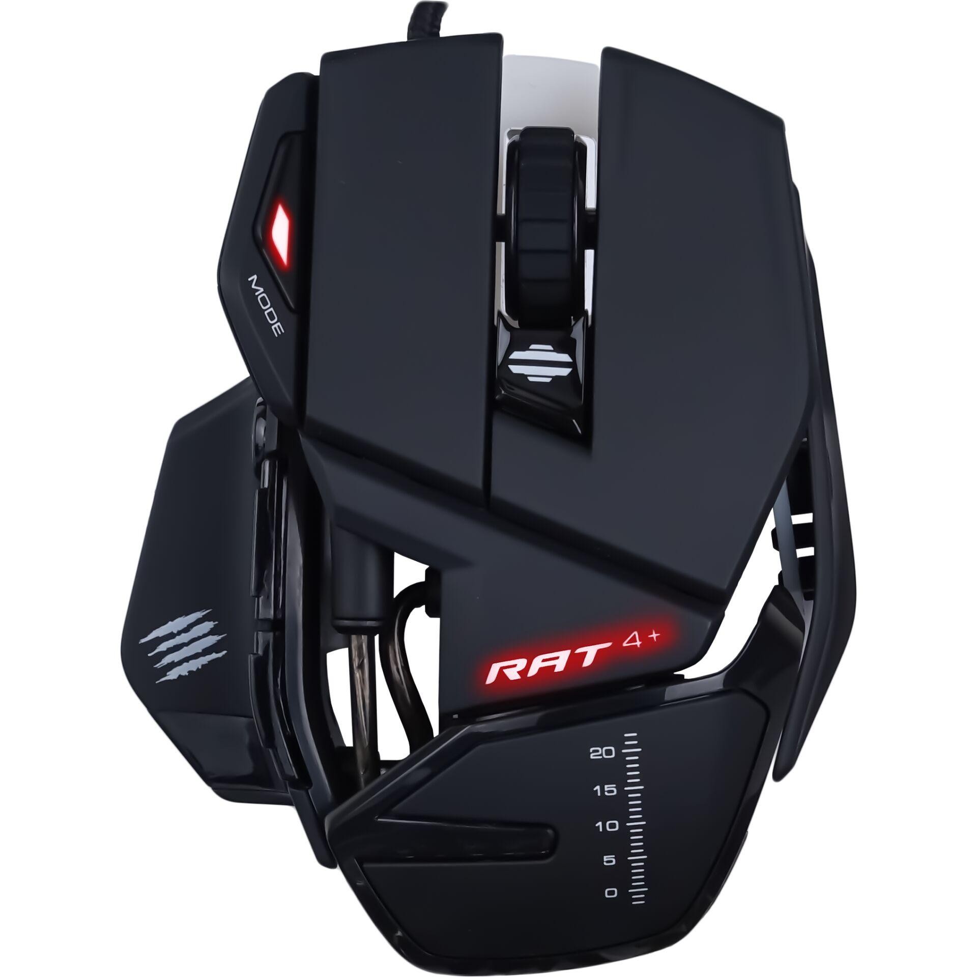 Mad Catz R.A.T. 4+ mouse Gaming Mano destra USB tipo A Ottico 7200