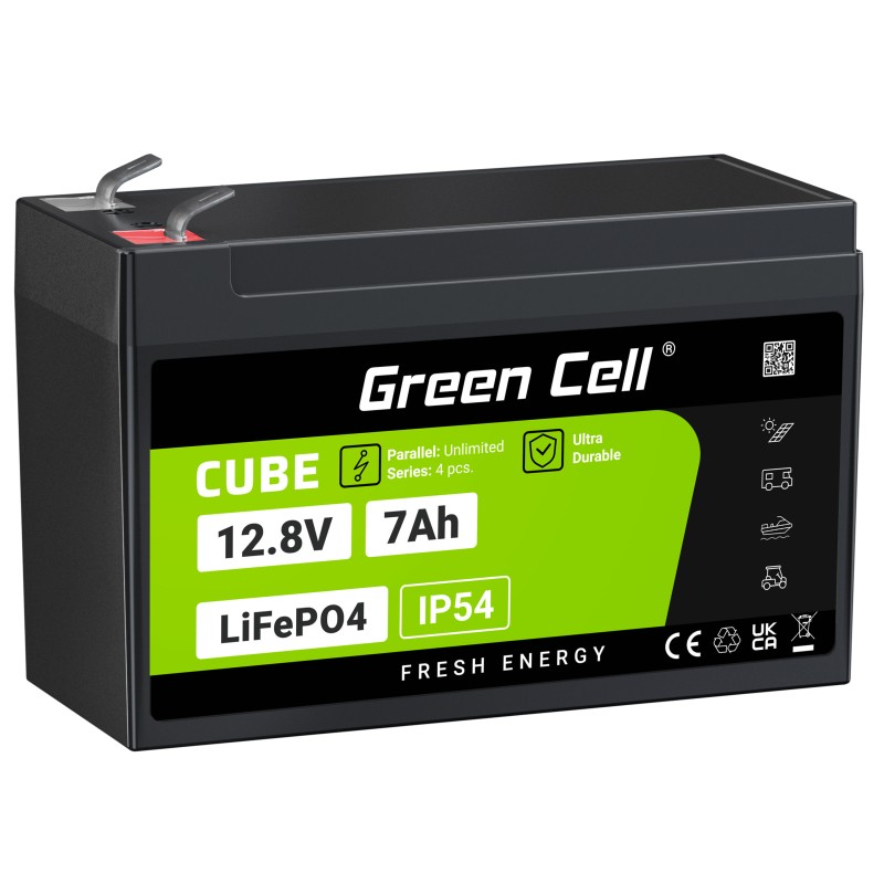 Green Cell LFPGC12V7AH UPS battery Lithium Iron Phosphate (LiFePO4)