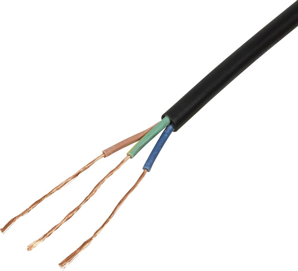 TRU COMPONENTS TC-13389180 Gummischlauchleitung H05RN-F 3G 0.75mm²